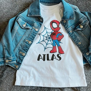 Spidey And His Amazing Friends | Custom shirts | Spiderman | Miles Morales | Ghost Spider | Gwen Stacey | Spidey Shirt