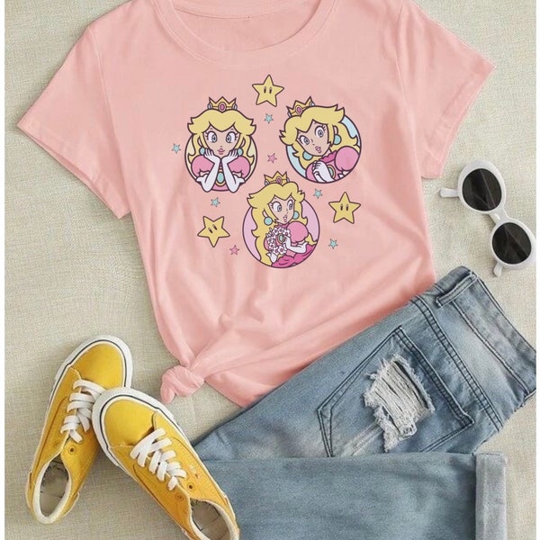 Princess Peach Mario Shirt | It’s Peach Time Shirt | Super Mario Shirt | Princess Peach And Friends Shirt | Custom shirts