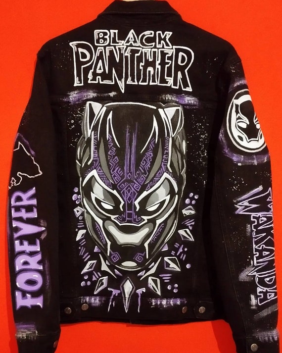Black panther jean jacket 2025