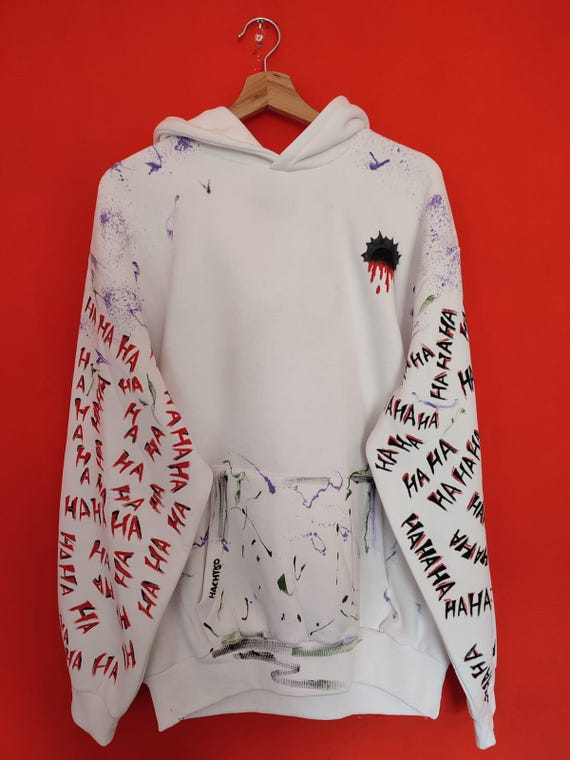Haha joker hoodie hotsell