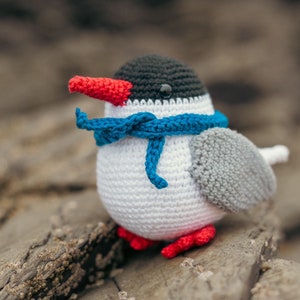 Árný the Arctic Tern - Crochet pattern/Amigurumi Pattern (PDF) - English, Icelandic
