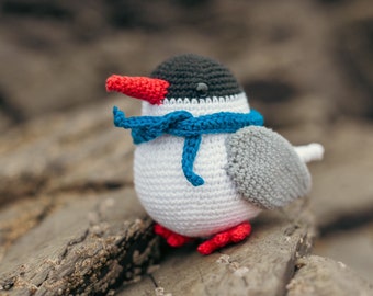 Árný the Arctic Tern - Crochet pattern/Amigurumi Pattern (PDF) - English, Icelandic