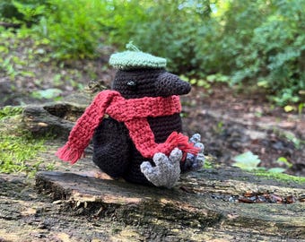 The raven Hrafn Hrafnson - Crochet Pattern, Amigurumi pattern (PDF) - English, Icelandic