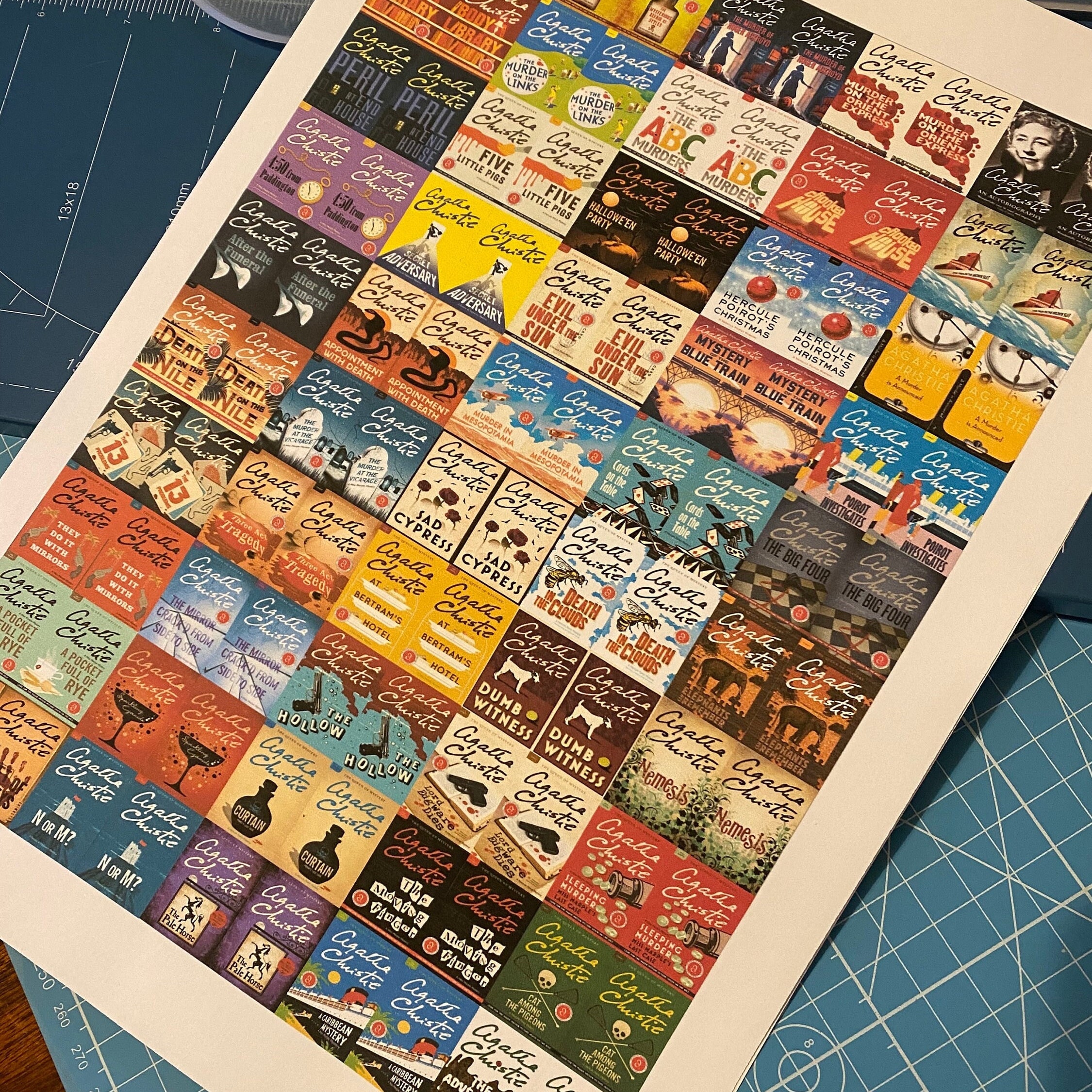 50 'agatha Christie' Digital Download Set of Miniature Book