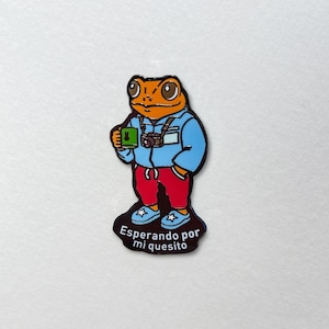 Bad Bunny Conchito Frosch Emaille Pin: Nordsee Fanart (Limited Edition)