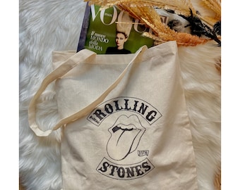 The Rolling Stones Tote Bag/ Cotton