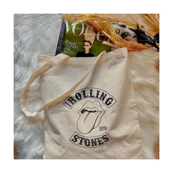 The Rolling Stones Tote Bag/ Cotton