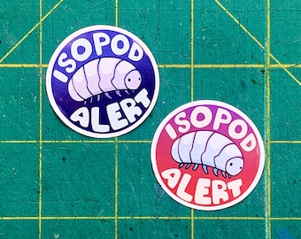 Isopod Alert Sticker