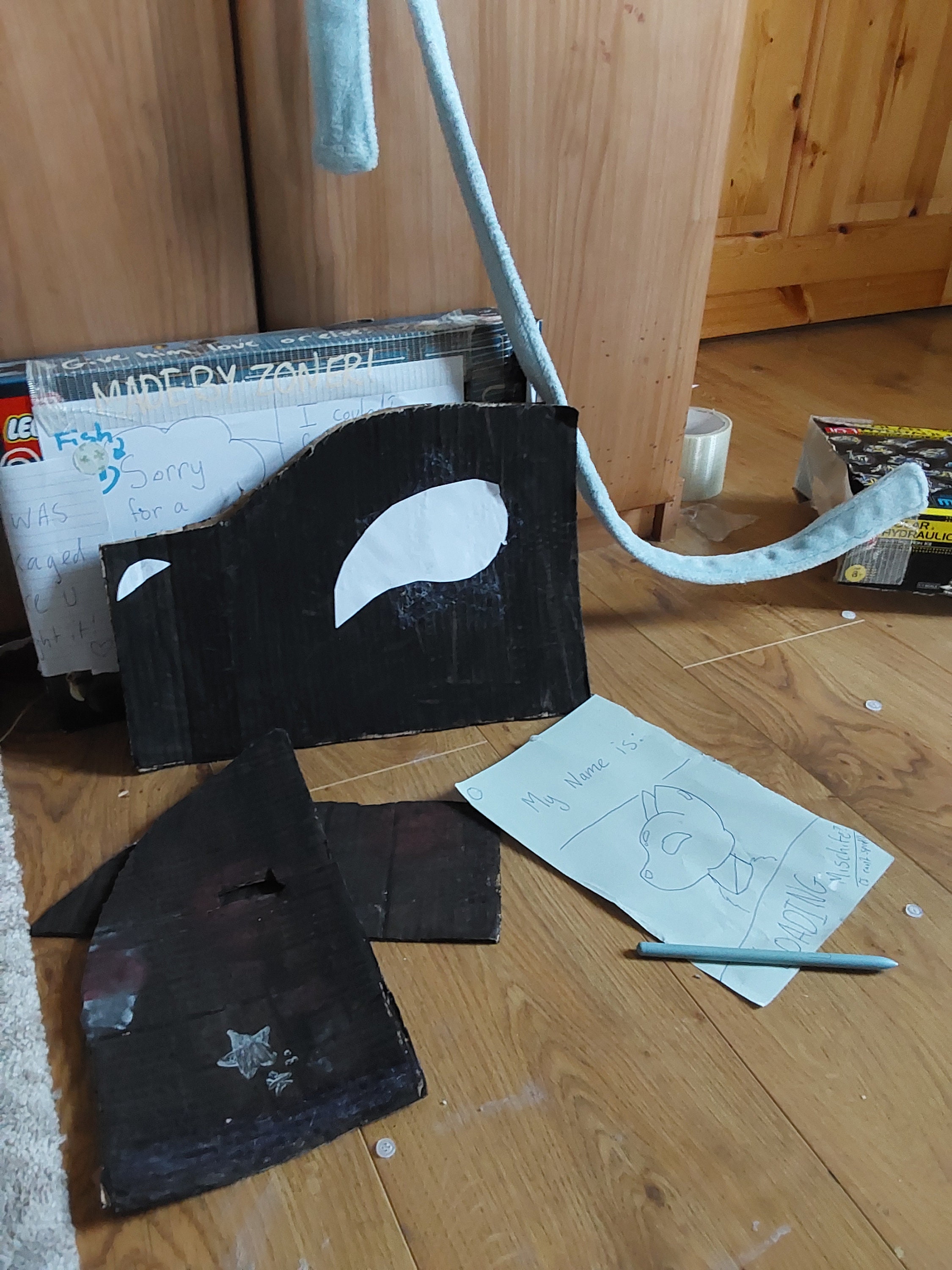 Cardboard Protogen Mask PDF FREE Link in Description -  UK