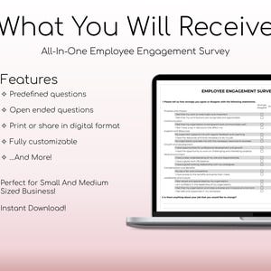 Employee Engagement Survey Template | Microsoft Word / Google Docs ...