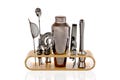 Personalized Cocktail Shaker Set – Custom Engraved Rose Gold or Black Bartender Kit for Home Bar, Wedding Gift, Groomsmen Gift, Sustainable