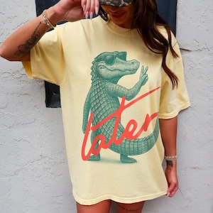 Later Gator Retro Alligator T-shirt | Southern Saying, Florida Lover