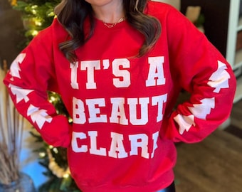 It's A Beaut Clark Sweatshirt, Griswold Christmas, Merry Christmas, Christmas Vacation, Family Christmas, Christmas Movie, Retro Christmas