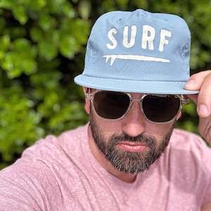 Cappello da surf, cappello regolabile da surf - Accessori da spiaggia, regalo per gli amanti del mare, abbigliamento da surf, copricapo estivo, attrezzatura sportiva all&#39;aperto, cappello estivo
