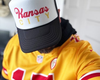 Kansas City Trucker Hat - KC - Kansas City - Football - Champions - Retro - Classic - Gift For Him/Her - Trucker Cap