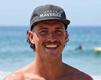 URBAN Maverick Surf Cap, Surboard Adjustable Hat - Beach Accessories, Ocean Lover Gift, Surfing Apparel, Outdoor Sports Gear, Summer Hat