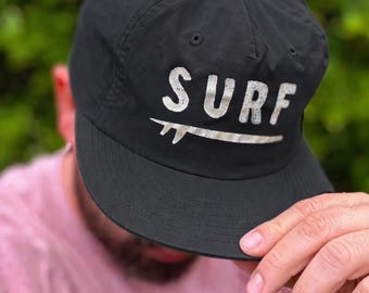 Surf Cap, Surboard Adjustable Hat - Beach Accessories, Ocean Lover Gift, Surfing Apparel, Summer Headwear, Outdoor Sports Gear, Summer Hat