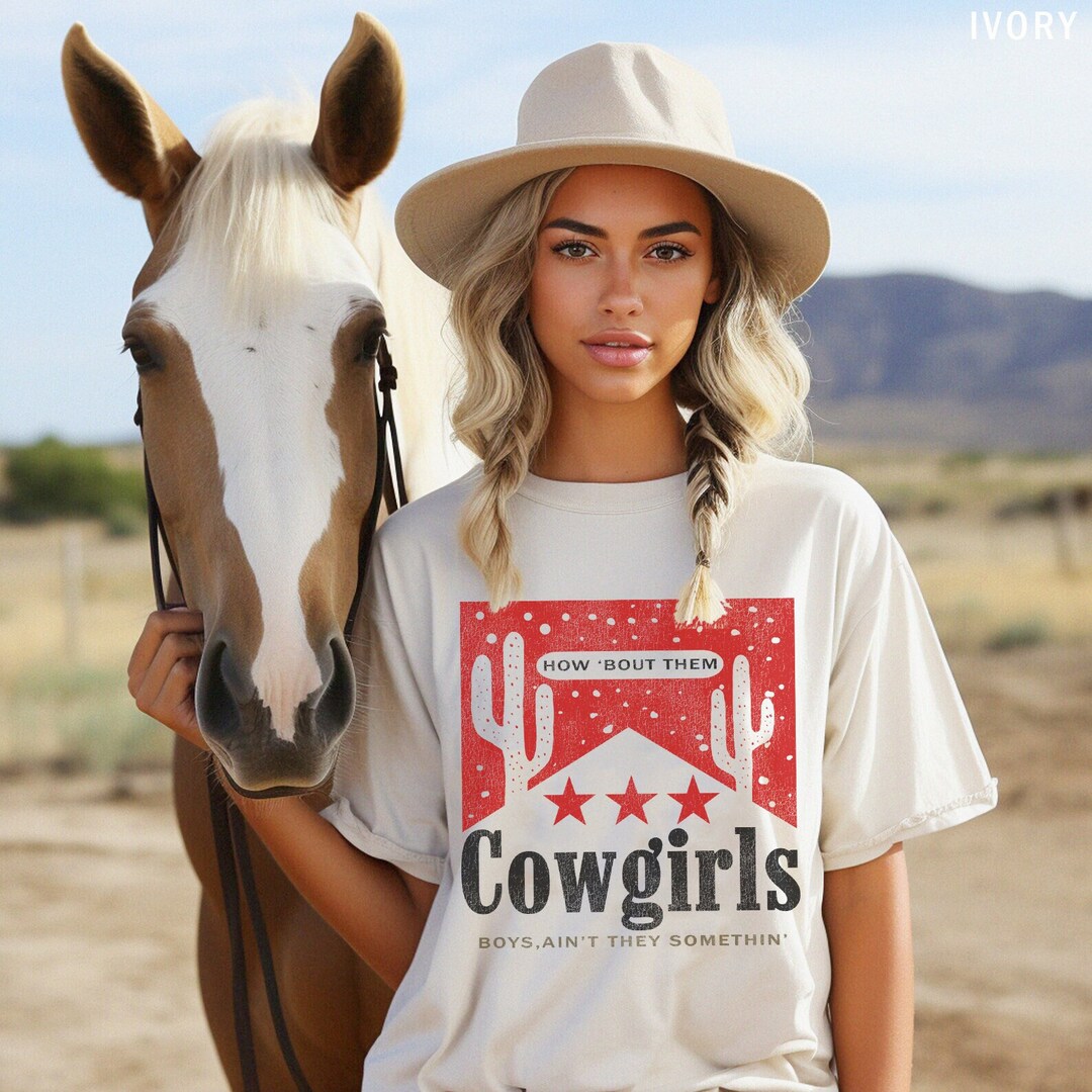 How bout Them Cowgirls Shirt Desert Cactus Stars Etsy How bout them cowgirls shirt desert cactus stars etsy