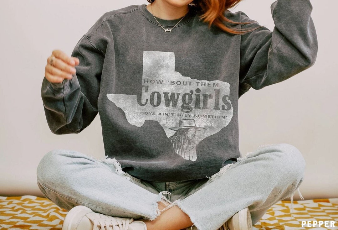 How bout Them Cowgirls Sweater Texas Cowgirl Etsy How bout them cowgirls sweater texas cowgirl etsy