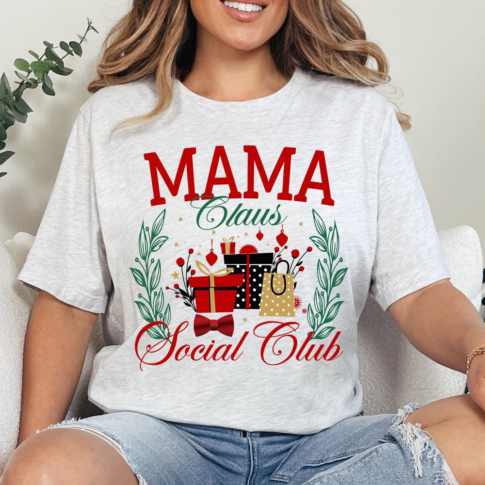Coquette Bow Christmas Png, Retro Christmas Shirt Png,Mama Claus Social Club Png, Christmas Png, Pink Christmas Png, Christmas Season Png Printfushion