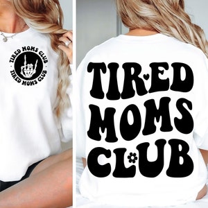 Fated Moms Club Svg et png, maman drôle, Svg maman, Momlife Svg, sarcasme png, png tendance, png rétro, groupe de mamans png, Snarky Svg, cadeaux pour maman