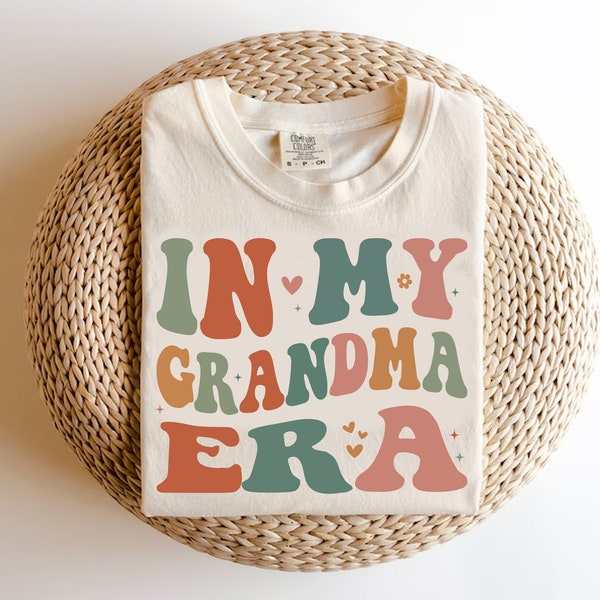 In My Grandma Era Svg & Png, Cool Grandma Shirt, Funny Grandma Png, Best Grandma Gift, Grandma Png, In My Era Svg, Svg Cutting File
