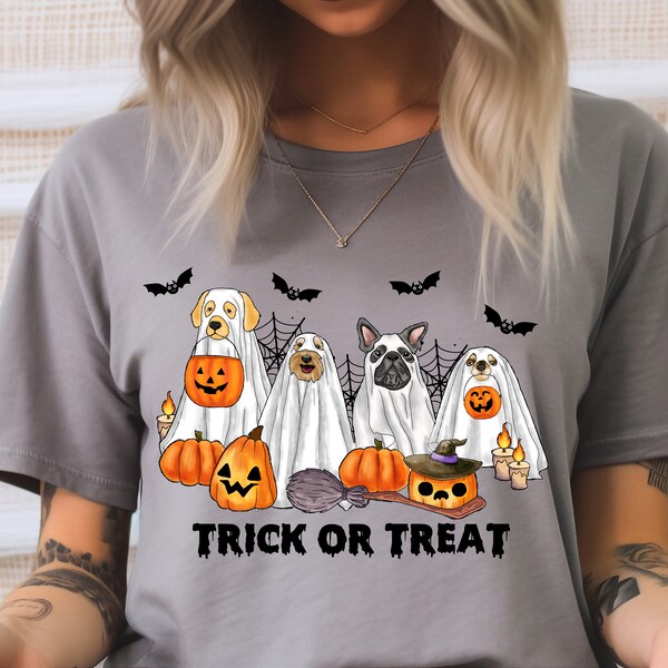 Dog Halloween Png, Ghost Halloween Png, Dogs Ghost Halloween Png, Dogs Pumpkin Design, Ghost Dog Design, Sublimation Design, Halloween Png