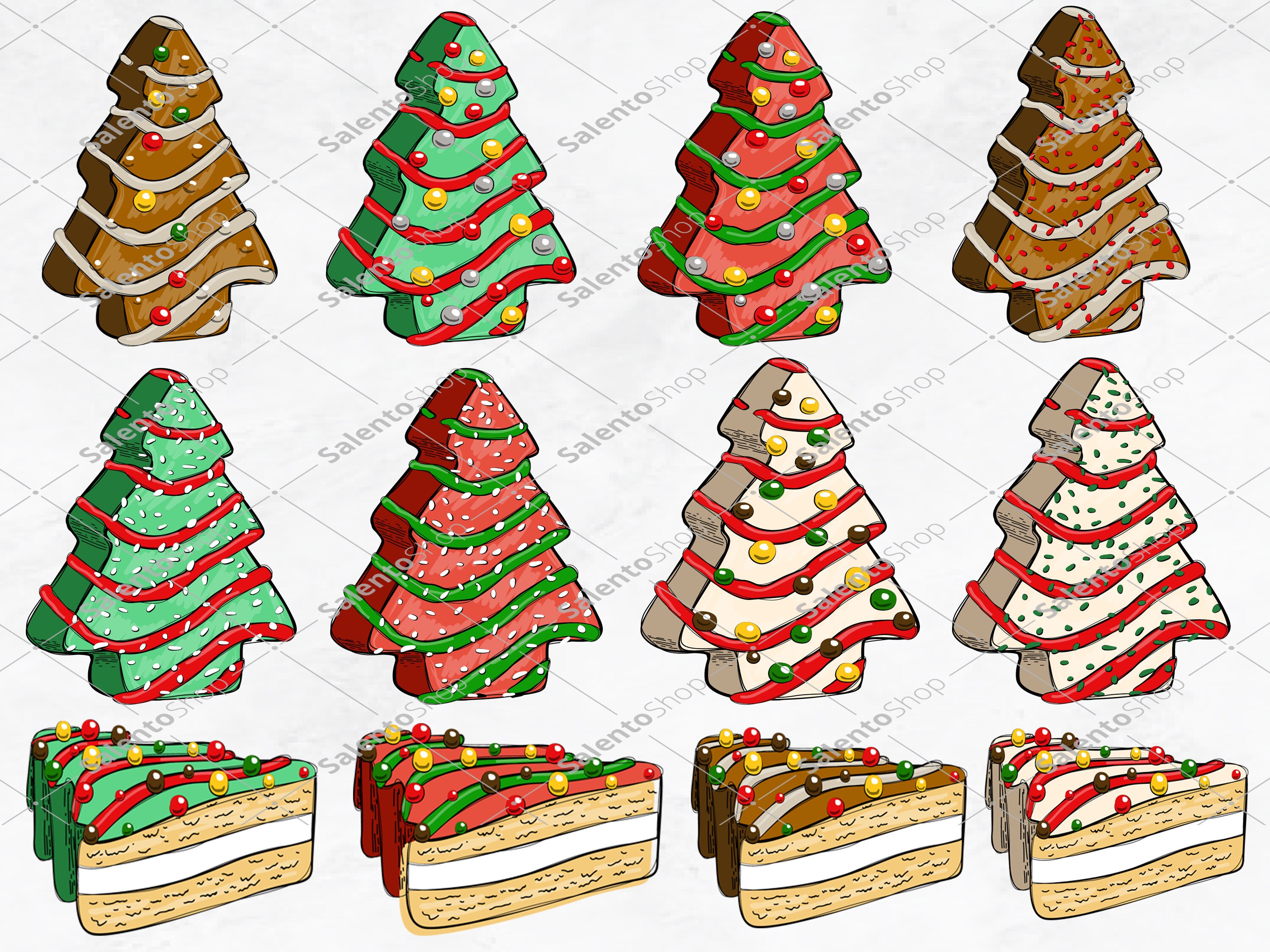 Christmas Tree Cake Svg, Christmas Tree Cakes Png, Oh Christmas Tree