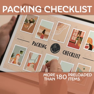 Packing List: Travel Packing List, Editable Packing Checklist, Travel Planner, Travel essentials, Cruise