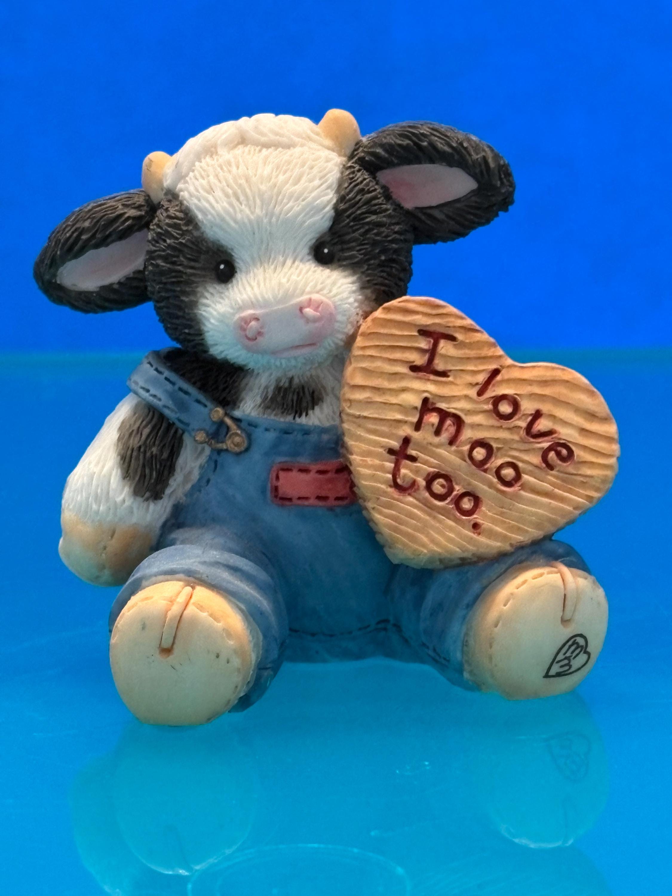 Mary's Moo Moos I Love Moo Too Figurine 104728 - Etsy