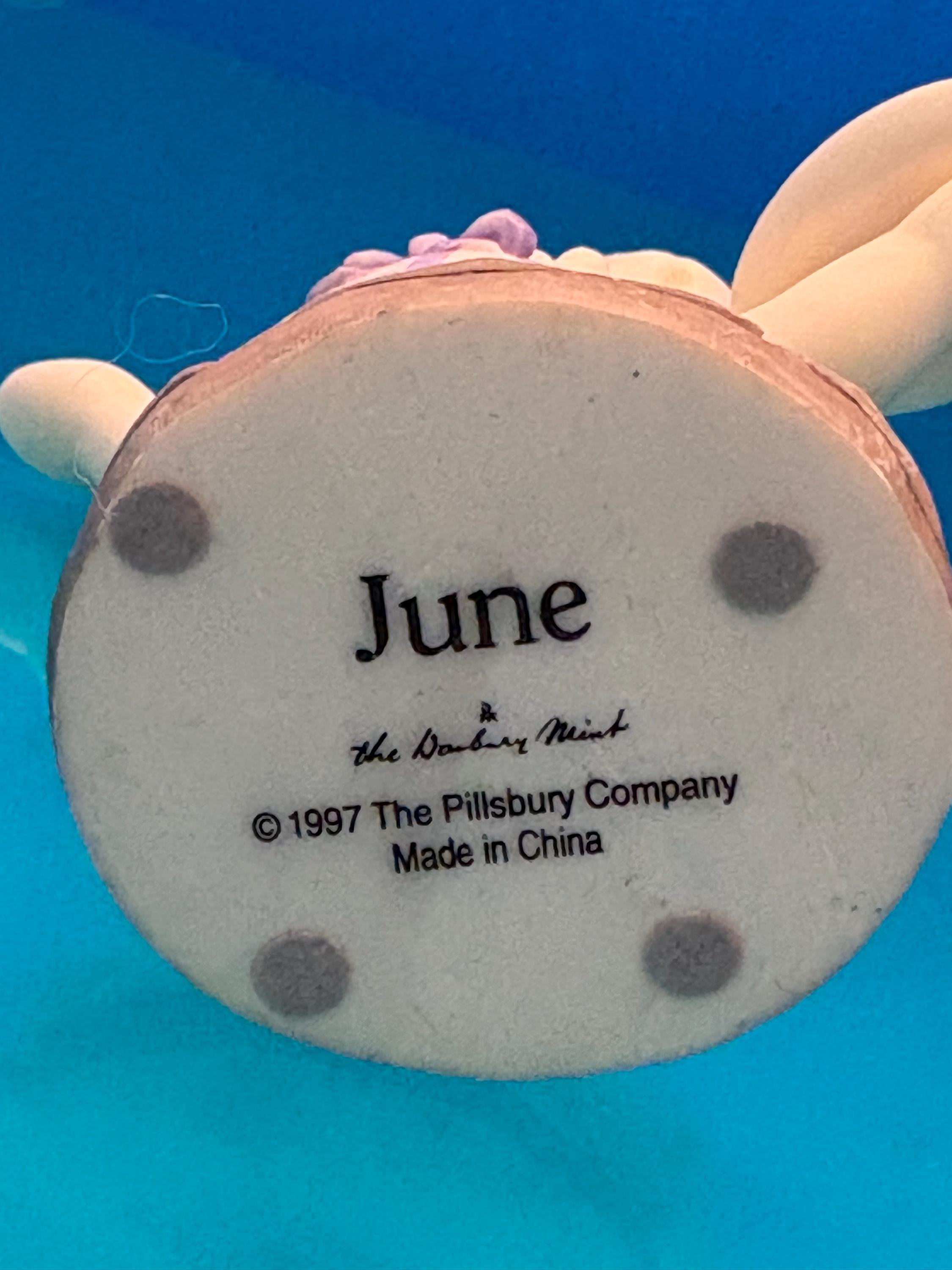 Danbury Mint Pillsbury Doughboy June Porcelain Calendar Figurine