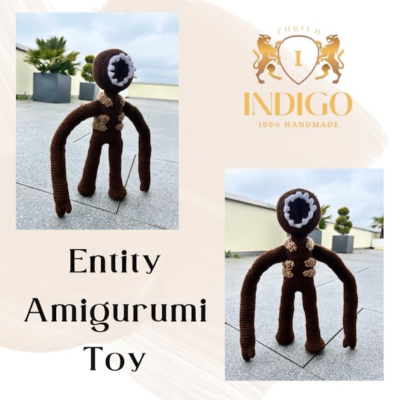 Gaming Brown Monster Amigurumi Crochet Pattern | Horror Game Toy