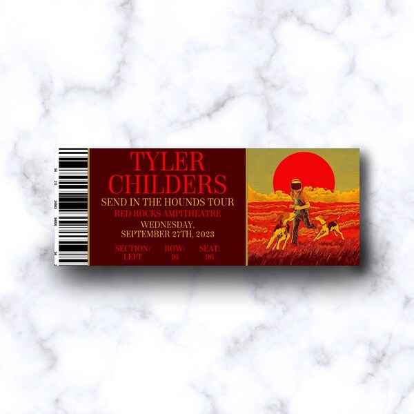 Tyler Childers Ticket Etsy UK