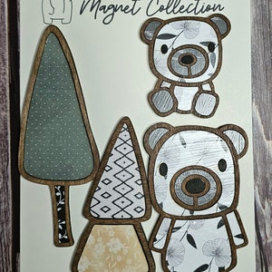 Forest Bears Magnet Collection