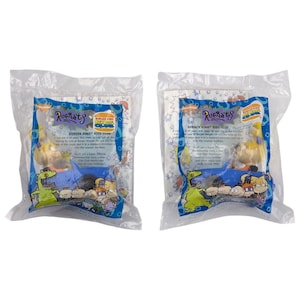 Rugrats Angelica Blue Car Burger King Toy Set of 2 - 1998