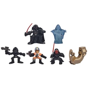 Lot de figurines Star Wars Galactic Heroes Dark Vador, Dark Maul et plus Hasbro 2004