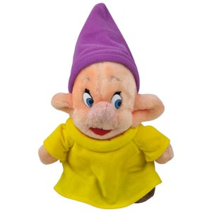 Disney Snow White and the Seven Dwarfs Dopey Sears 50th Anniversary 7.75&quot; Plush