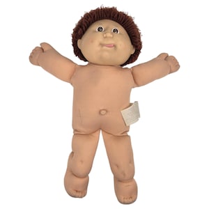 Vintage Cabbage Patch Kids Doll - Tongue Out Brown Hair & Eyes Coleco 1978/1982