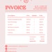Invoice Template Editable Invoice Invoice Printable Invoice Service ...
