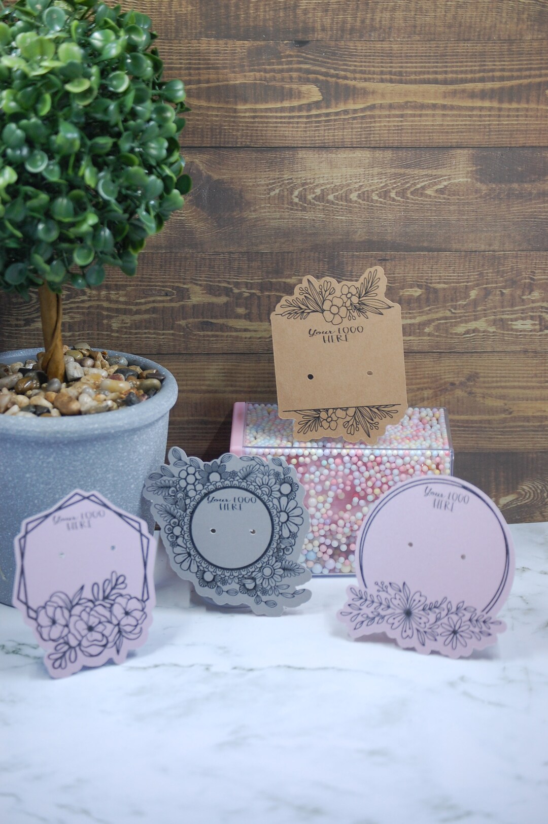 Custom Earring Cards Earring Cards With Logo Personalized Etsy