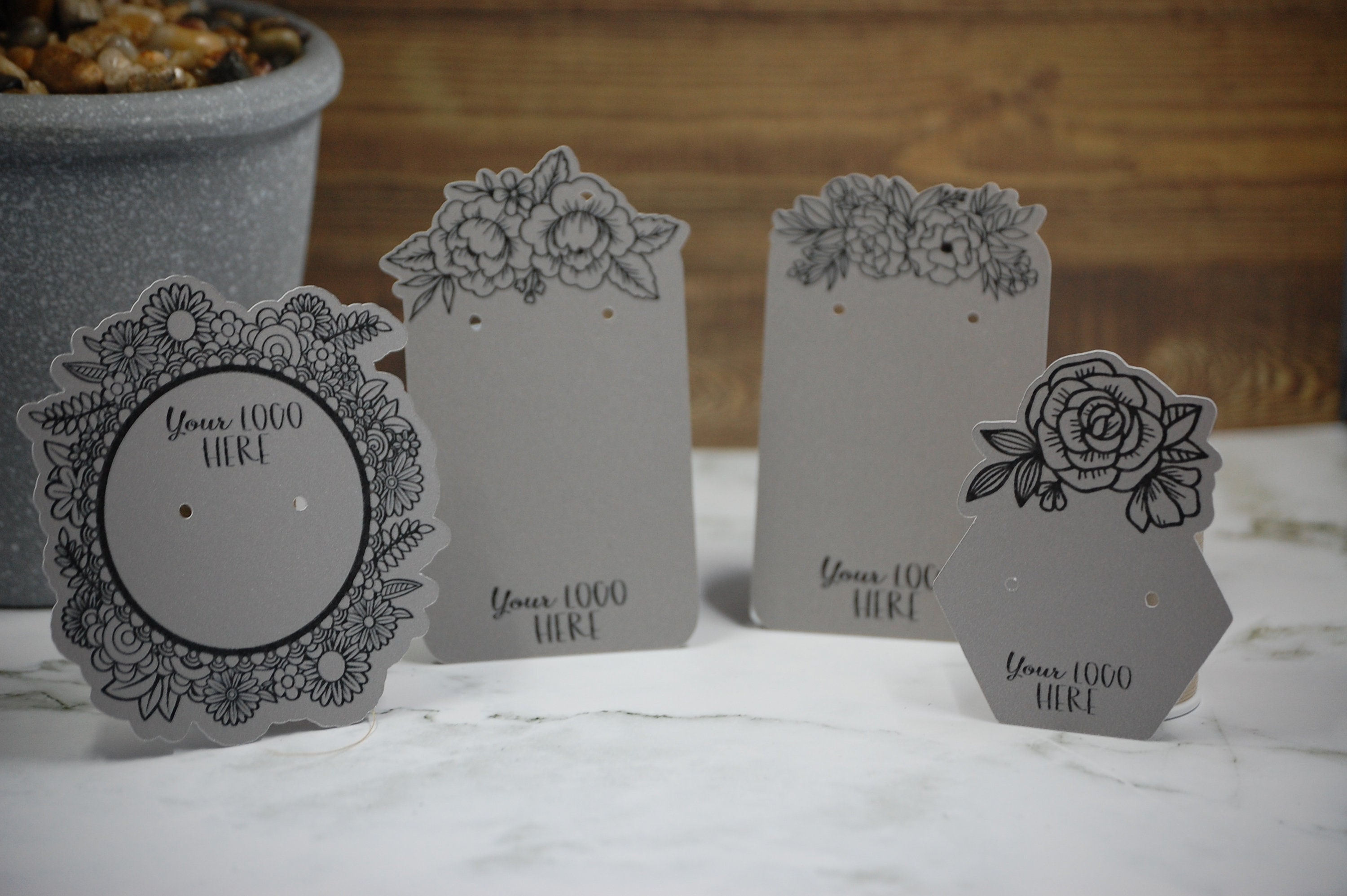 Custom Earring Cards Earring Cards With Logo Personalized Etsy