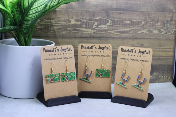 Football Goal Post Earrings | Game Day Dangle Earrings | Football Fan Jewelry | Sports Earrings | Tailgate Accessories