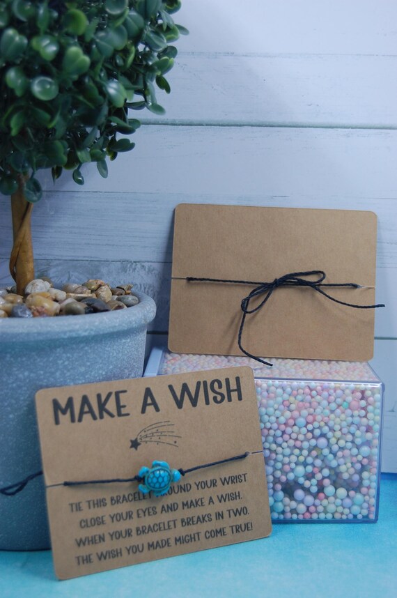 Make a Wish Bracelet: Friendship String Bracelet, Party Favor