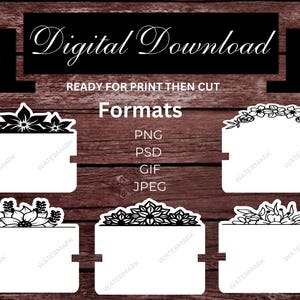 Armband videokaart SVG; Armband kaartsjabloon SVG; Armband Card Cut-bestanden voor Cricut; Aanpasbare armband-videokaart downloaden;