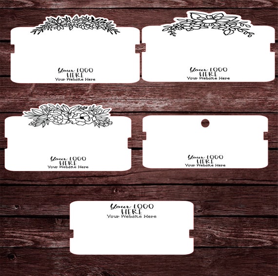Custom Bracelet Display Cards, Personalized Jewelry Tags