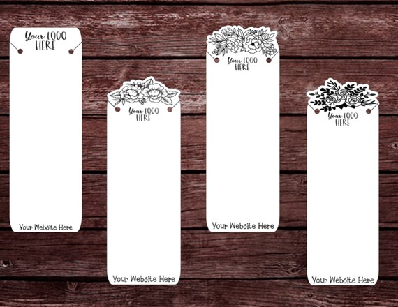 Custom Logo Necklace Cards, Personalized Jewelry Display Cards