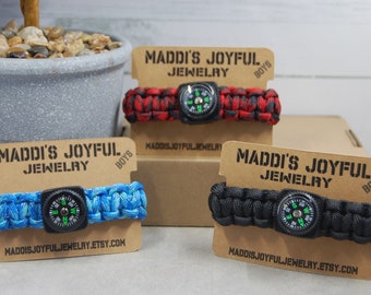 Kids Survival Paracord Bracelet – Fun, Tough & Ready for Adventure!