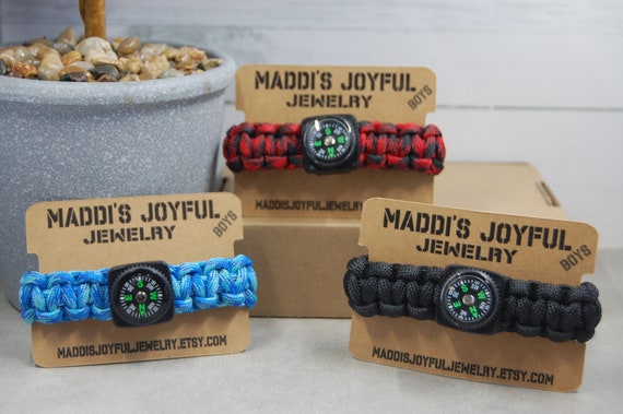 Kids Survival Paracord Bracelet – Fun, Tough & Ready for Adventure!