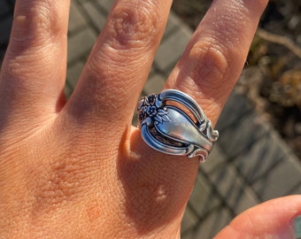 Vintage Silver Spoon Ring