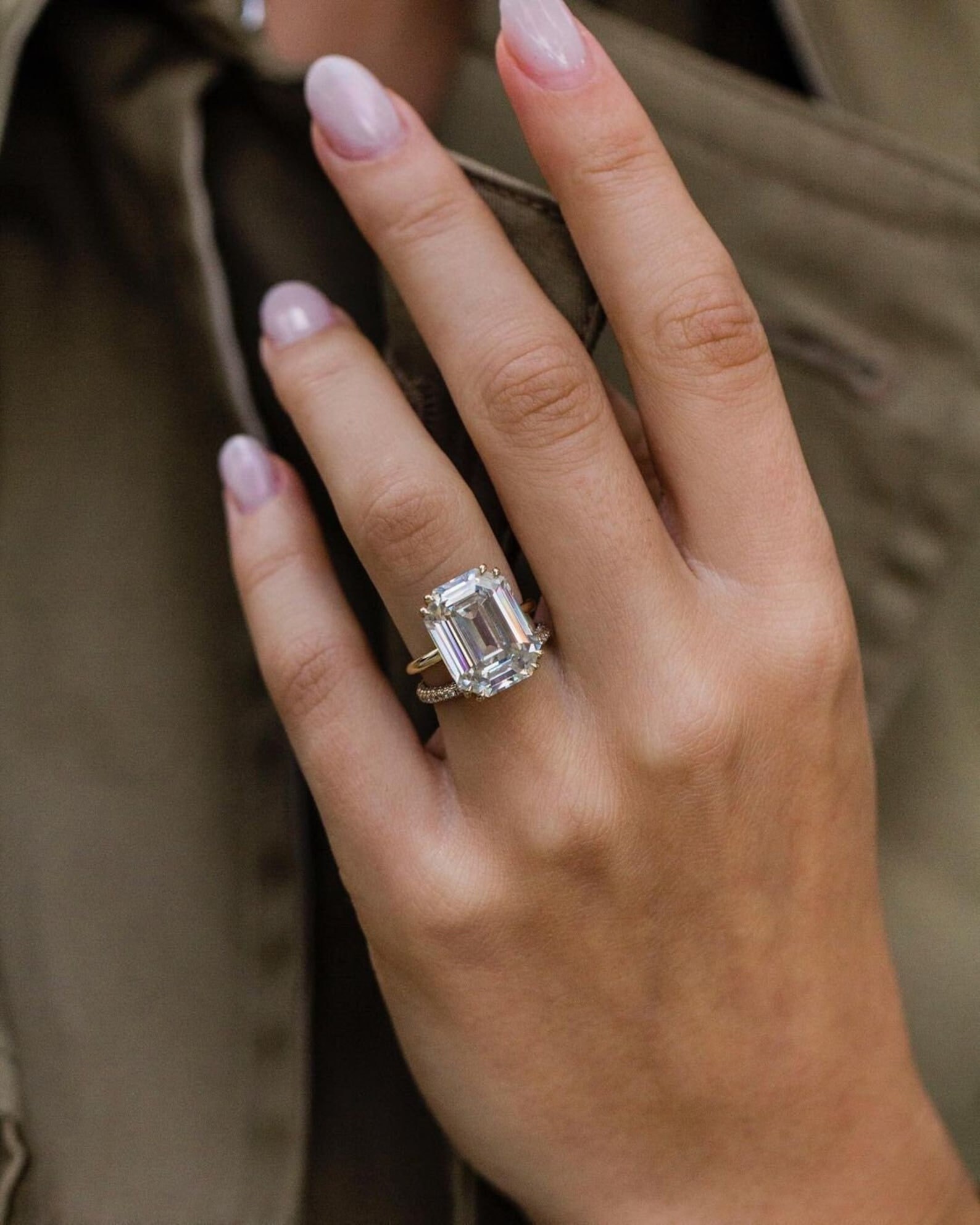 3.5 carat emerald cut diamond online